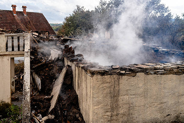 Professional Fire Damage Assessment technician working in Silver Lake, OH